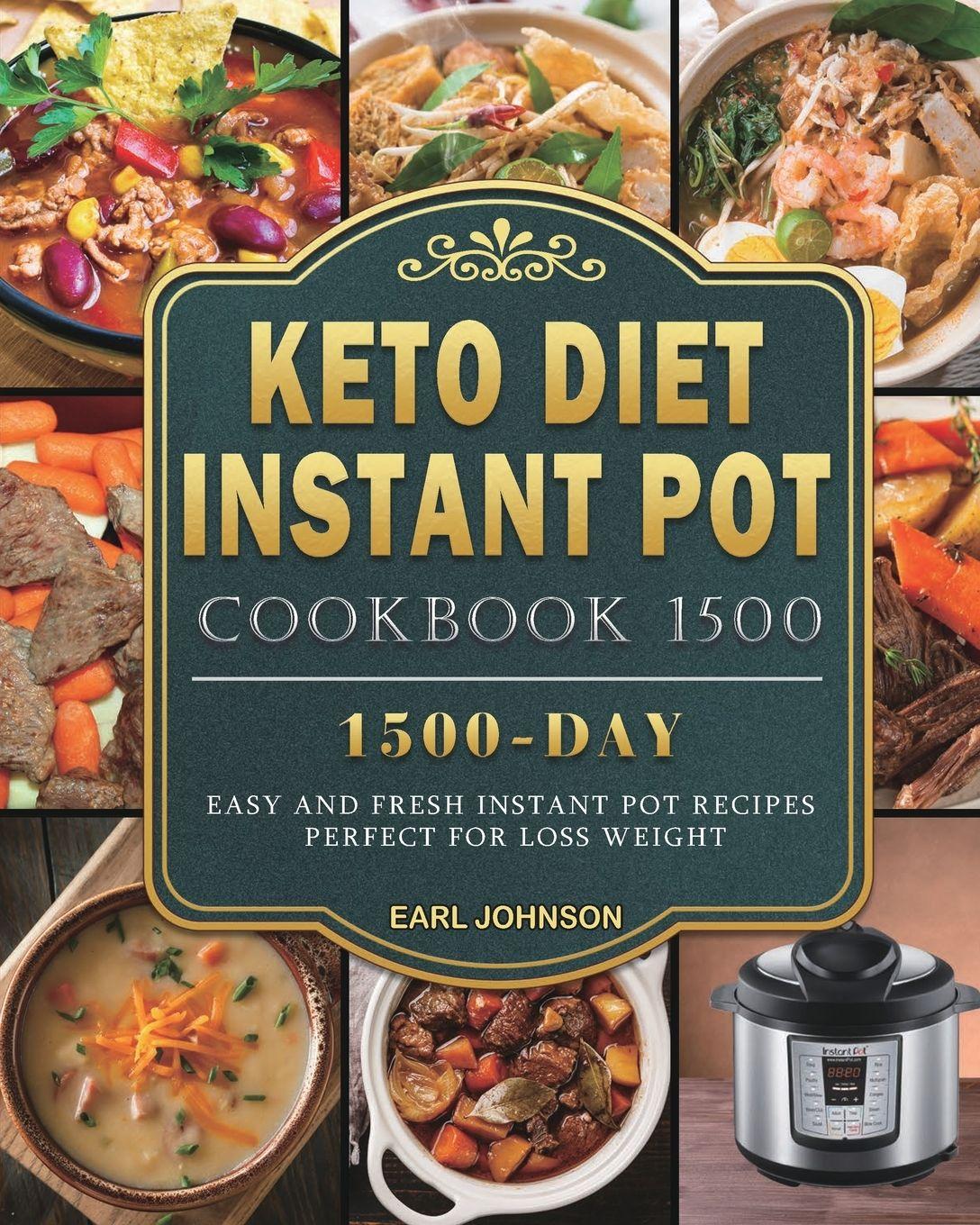 Vorderes Coverbild Keto Diet Instant Pot Cookbook 1500