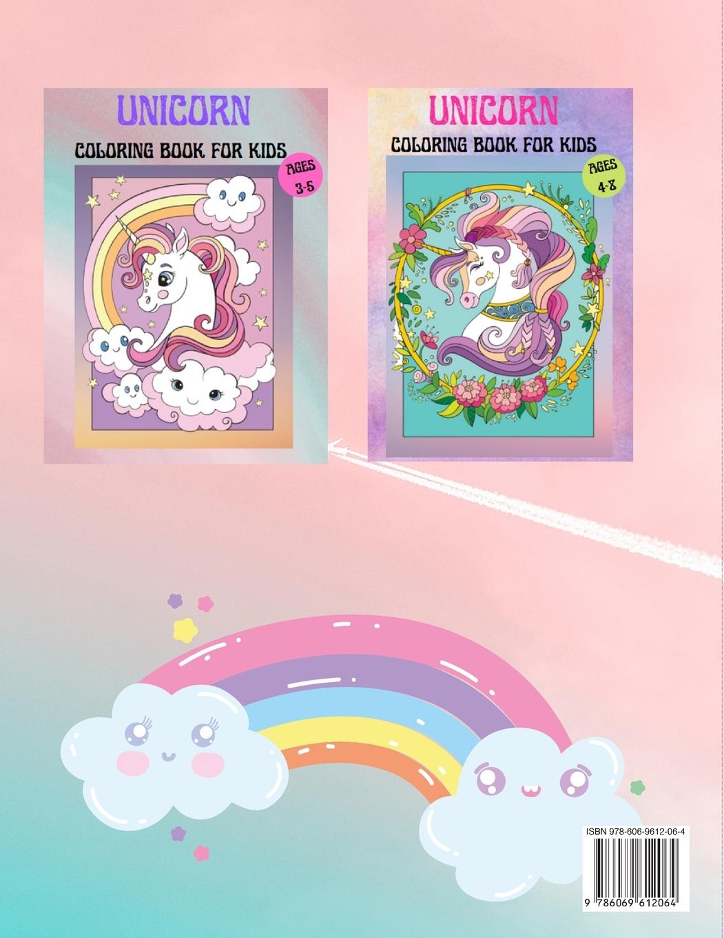 Rückseitencover Amazing Unicorns Activity Book for kids