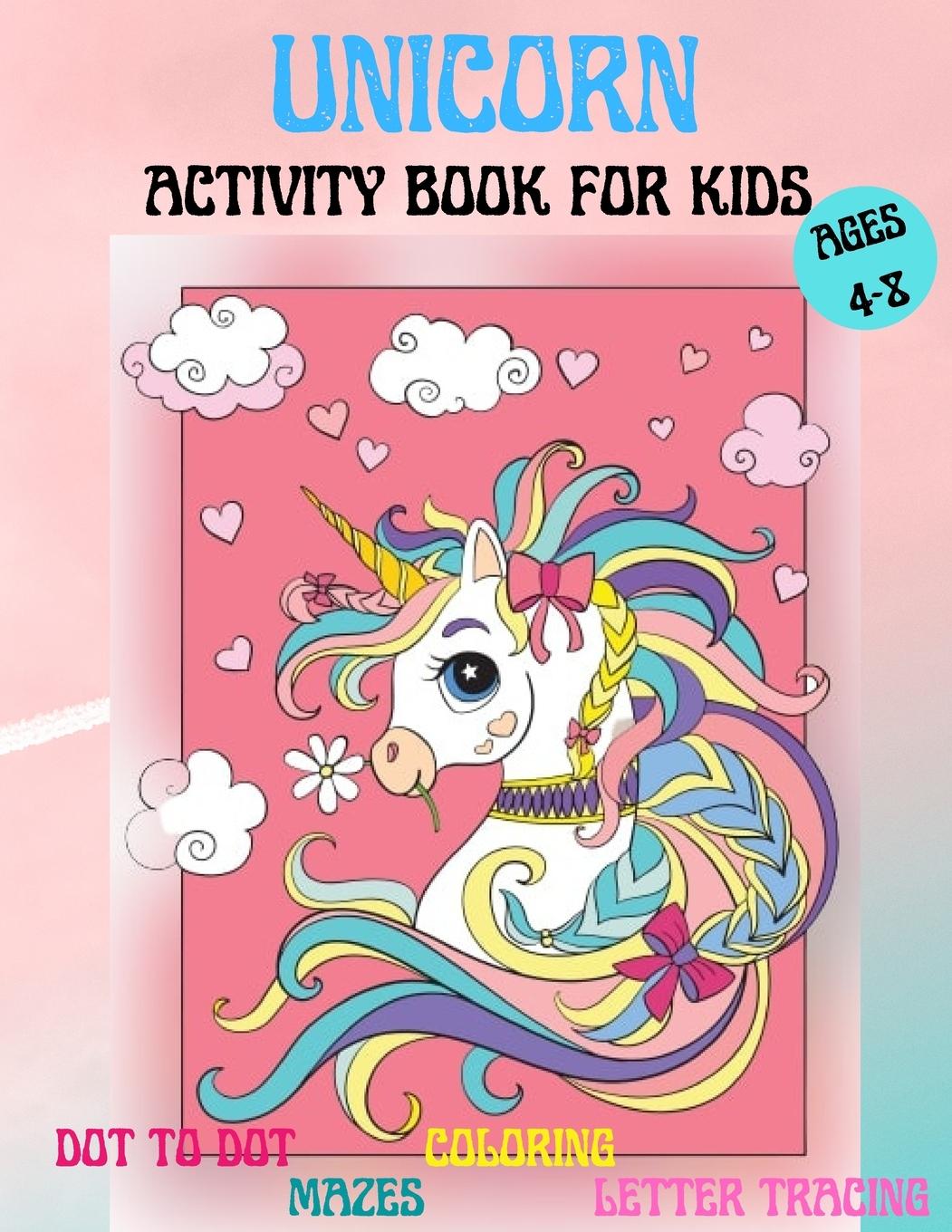 Vorderes Coverbild Amazing Unicorns Activity Book for kids