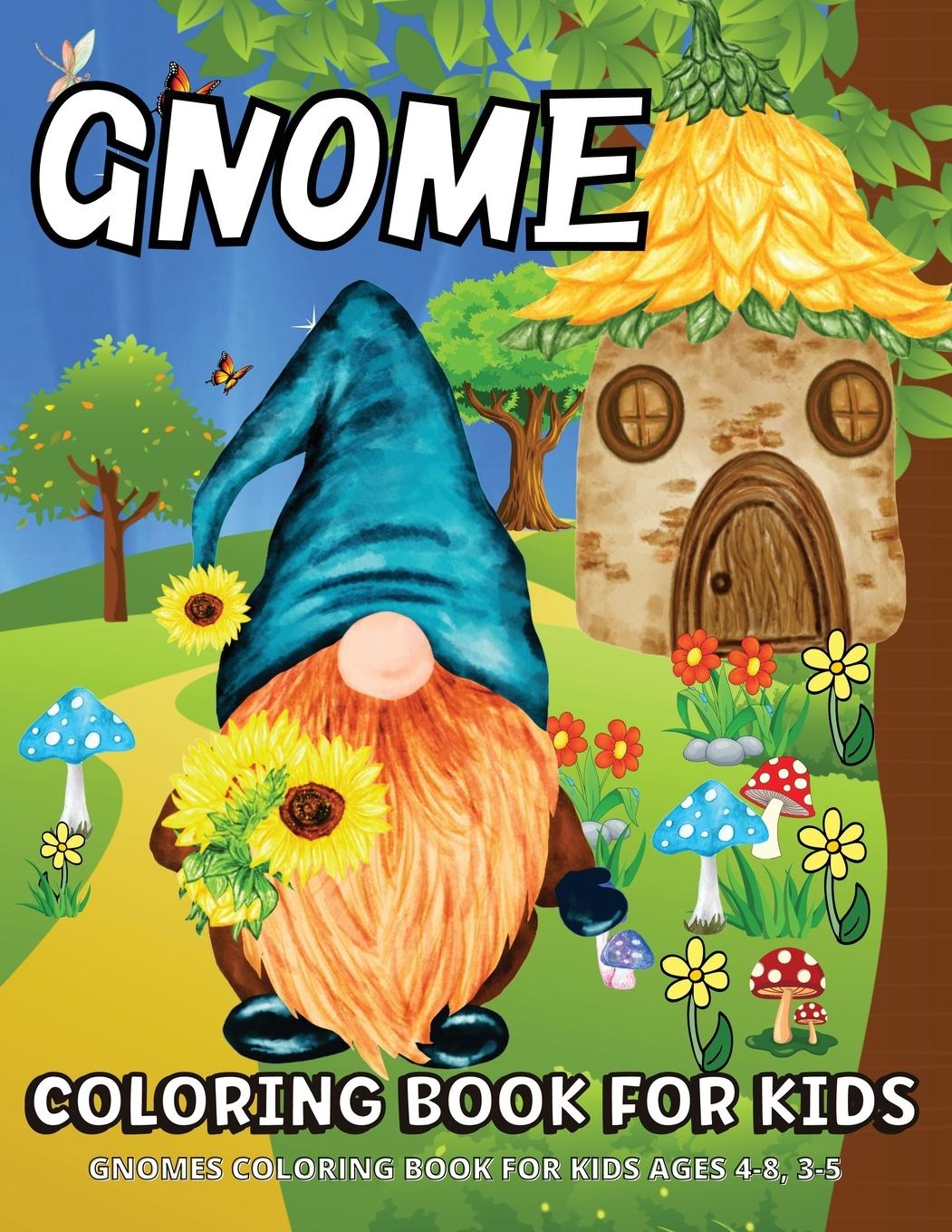 Vorderes Coverbild Gnome Coloring Book