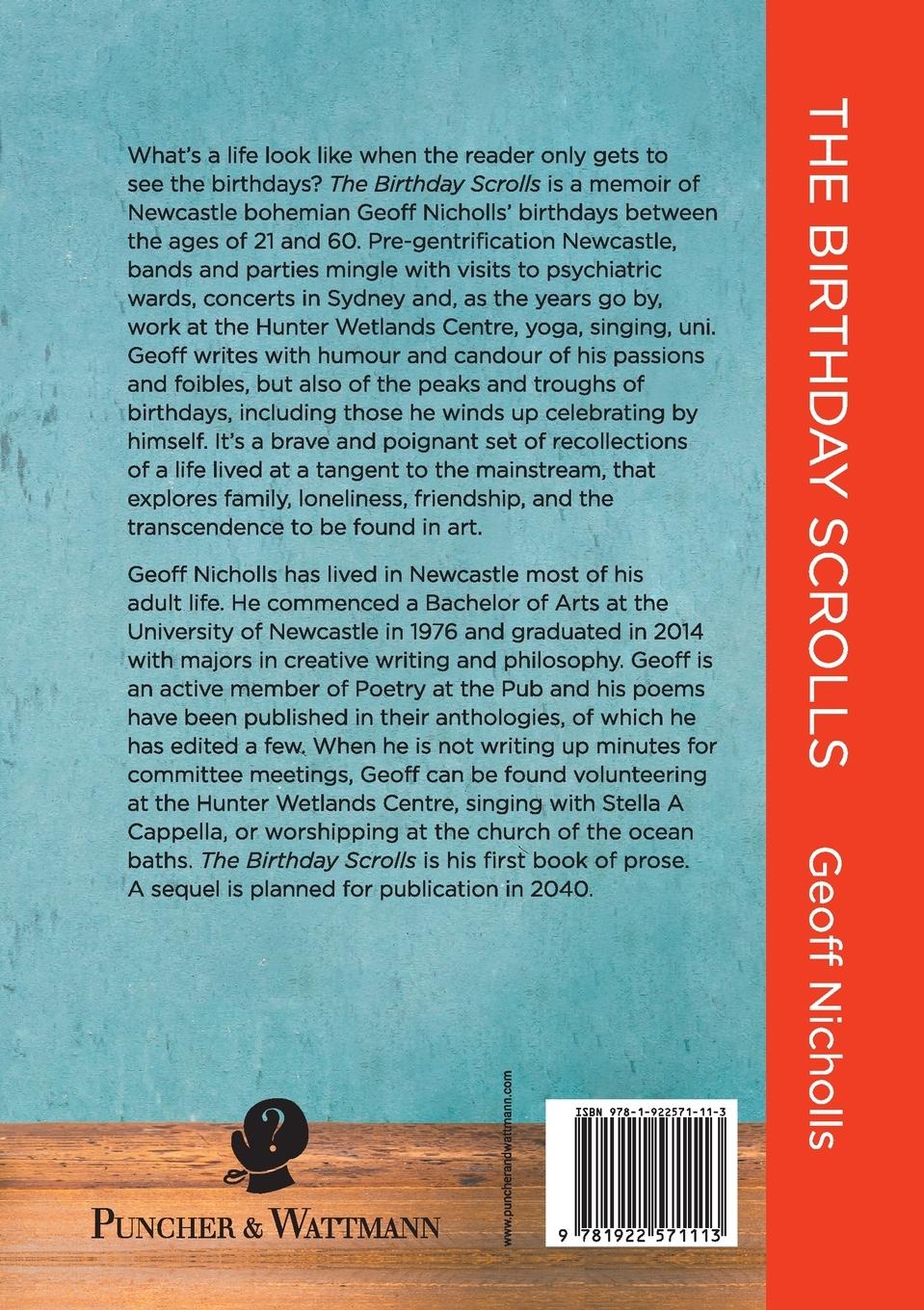 Rückseitencover The Birthday Scrolls