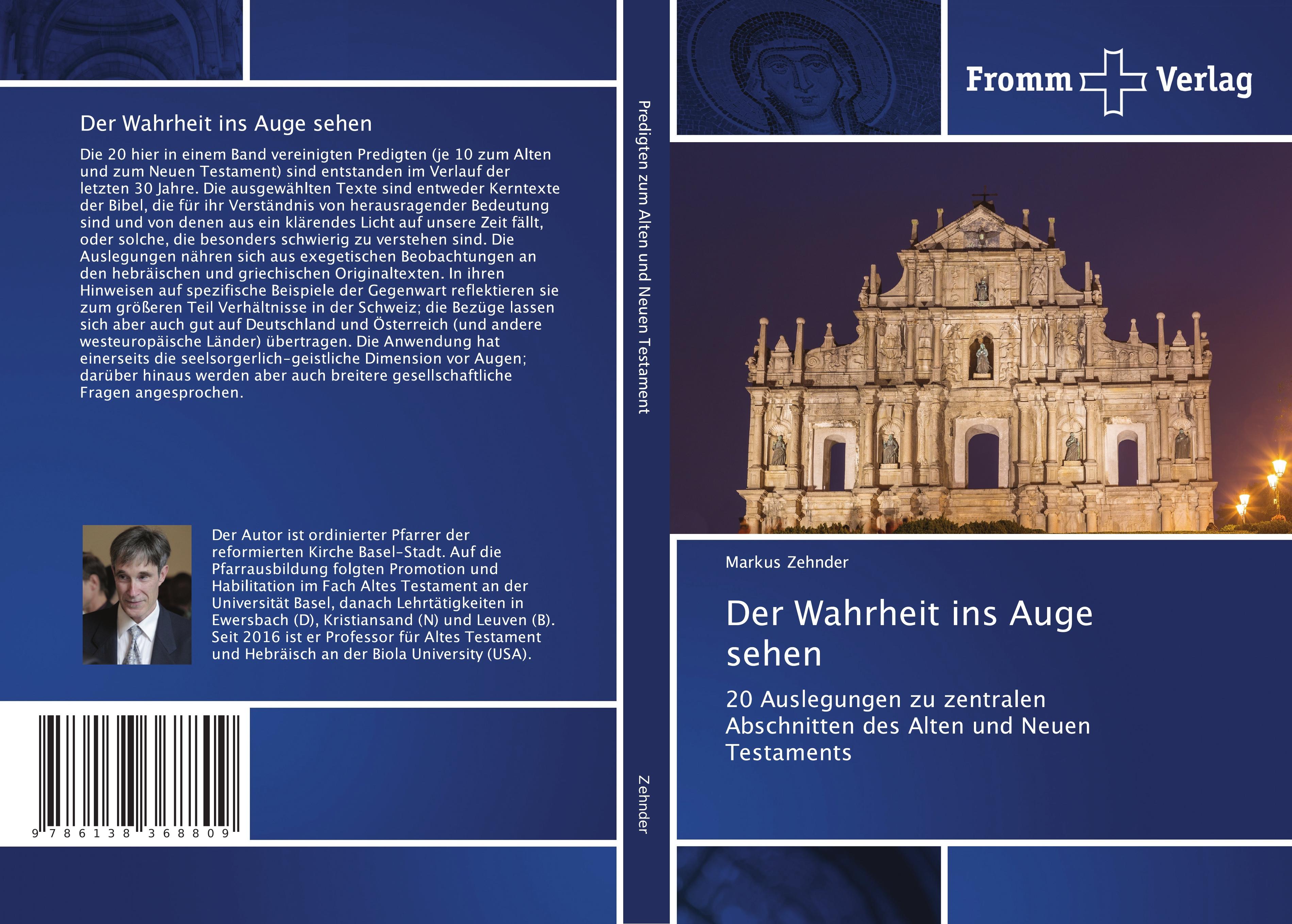 Vorderes Coverbild Der Wahrheit ins Auge sehen