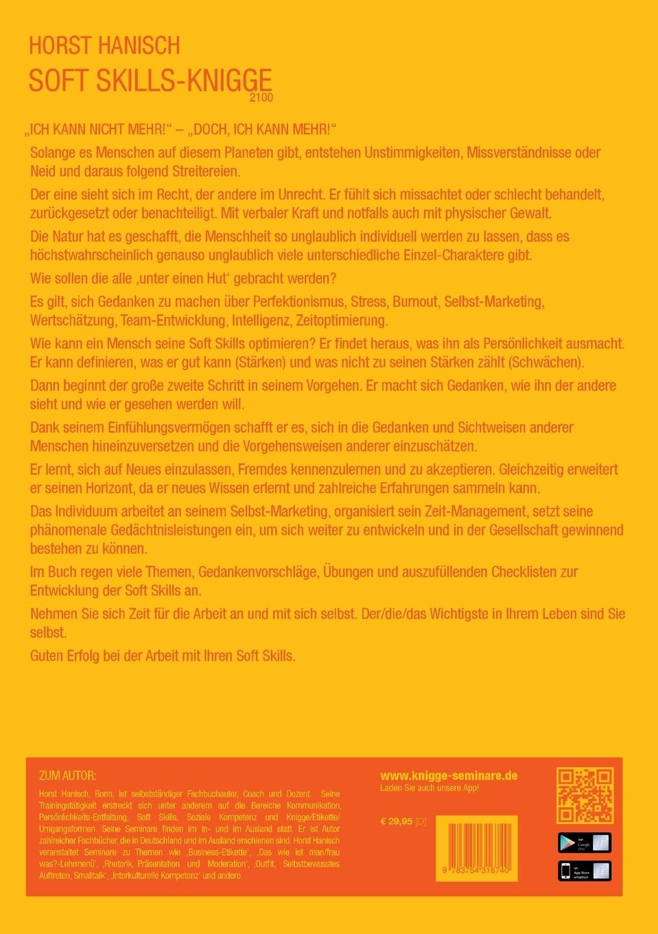 Rückseitencover Soft Skills-Knigge 2100