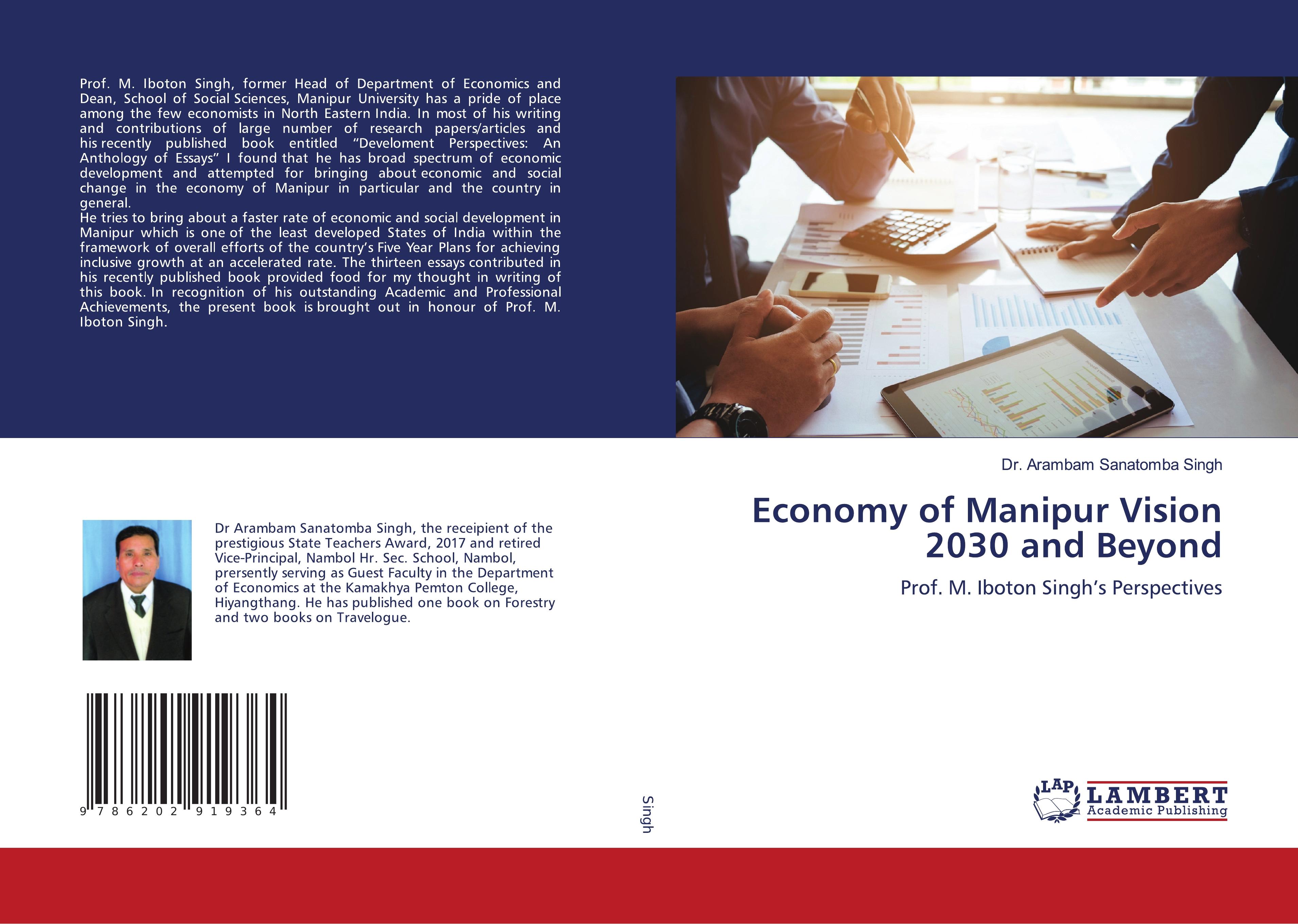 Vorderes Coverbild Economy of Manipur Vision 2030 and Beyond