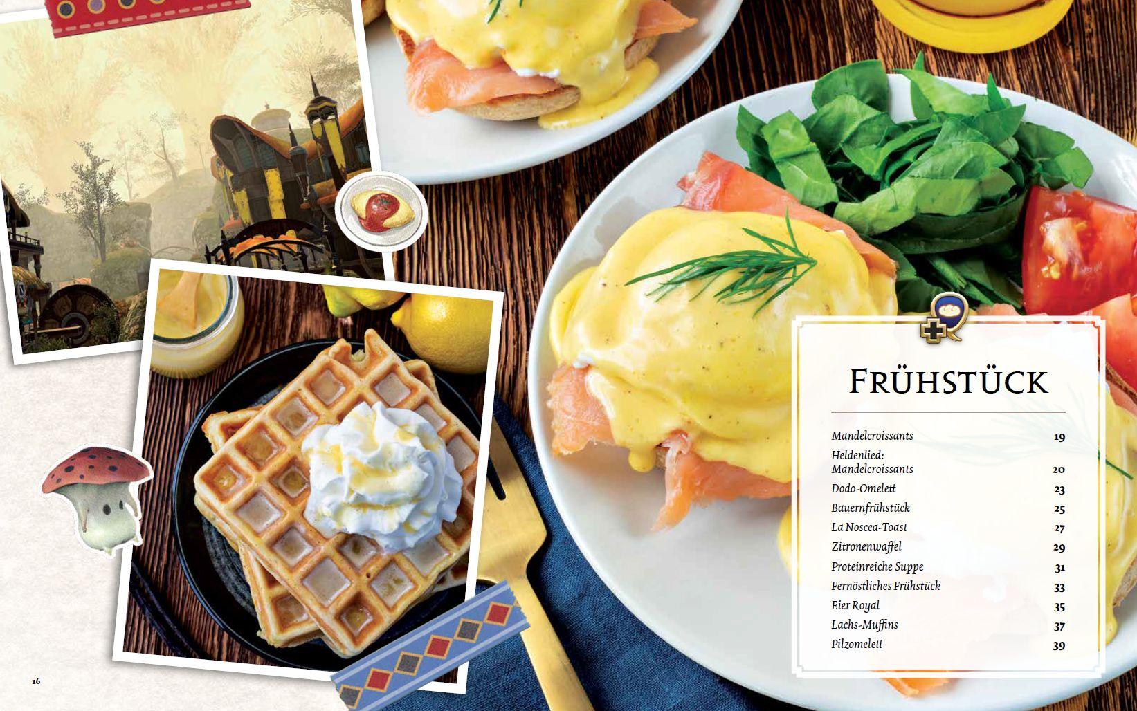 Beispielinhalt (Bild) Das ultimative Final Fantasy XIV Kochbuch