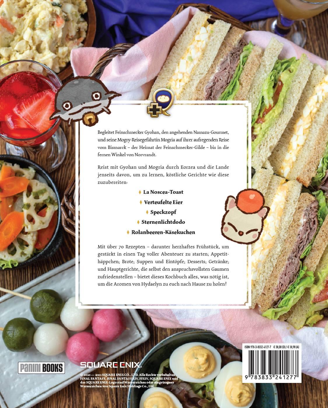 Rückseitencover Das ultimative Final Fantasy XIV Kochbuch
