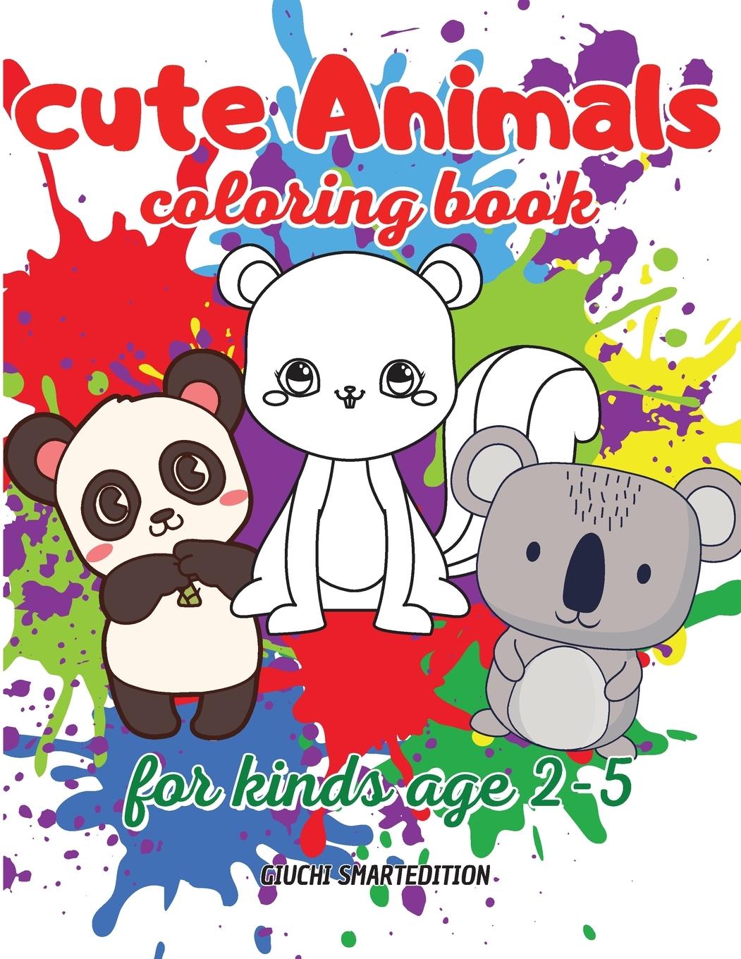 Vorderes Coverbild Cute Animals coloring book