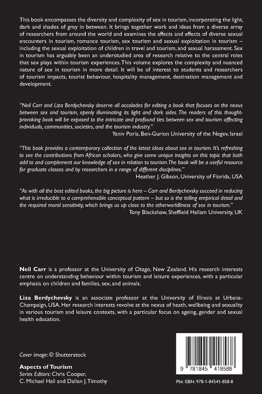 Rückseitencover Sex in Tourism