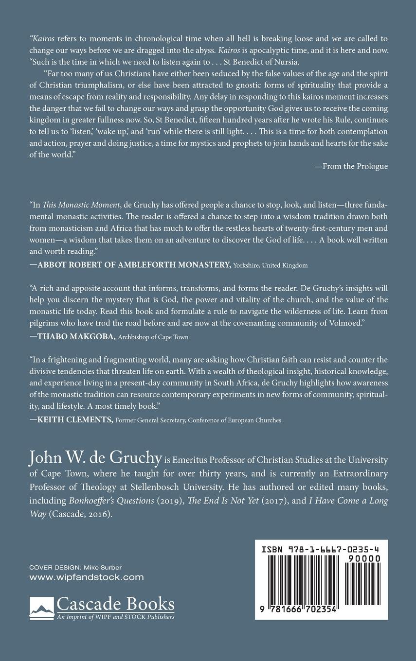 Rückseitencover This Monastic Moment