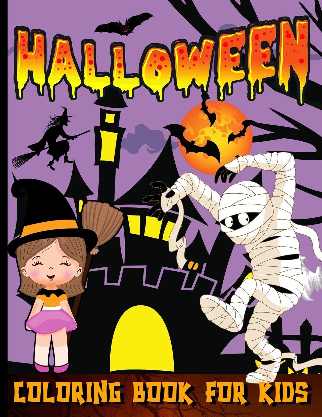 Vorderes Coverbild Halloween Coloring Book For Toddlers