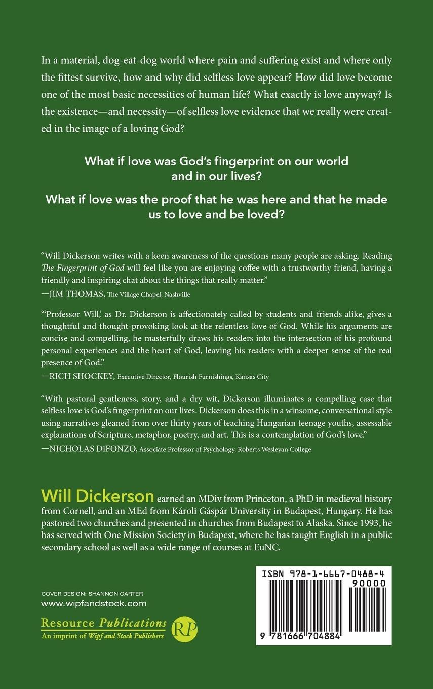 Rückseitencover The Fingerprint of God