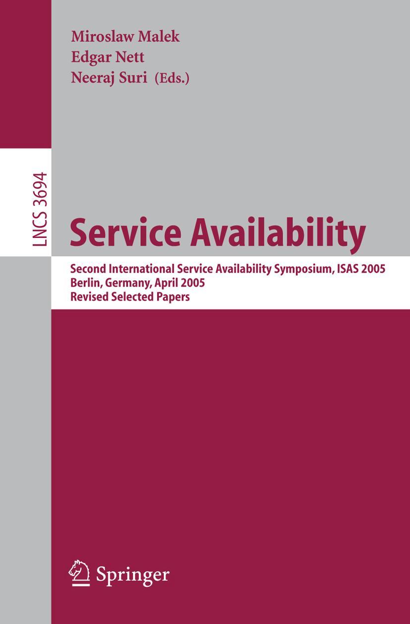Vorderes Coverbild Service Availability