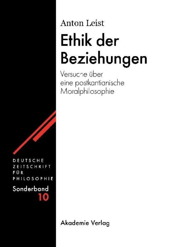 Vorderes Coverbild Ethik der Beziehungen