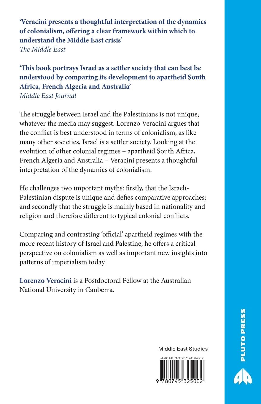 Rückseitencover Israel And Settler Society