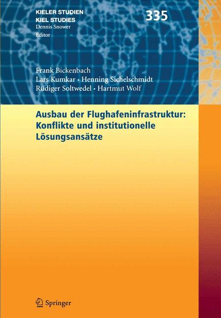 Vorderes Coverbild Ausbau der Flughafenstruktur: Konflikte und institutionelle Lösungsansätze