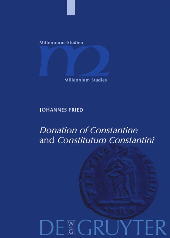 Vorderes Coverbild "Donation of Constantine" and "Constitutum Constantini"