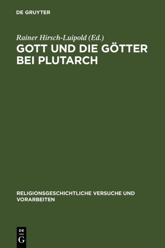 Vorderes Coverbild Gott und die Götter bei Plutarch