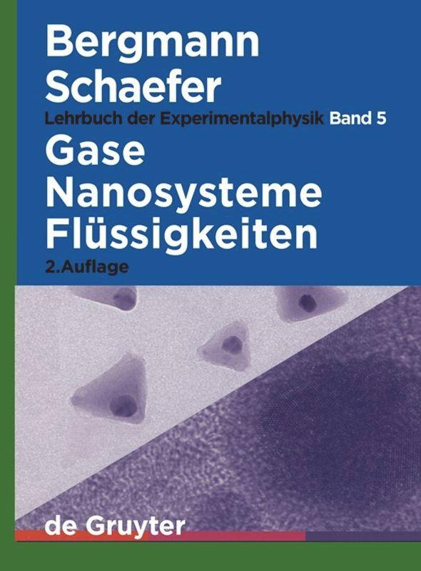 Vorderes Coverbild Gase, Nanosysteme, Flüssigkeiten