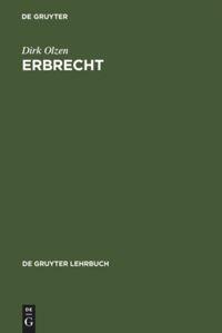 Vorderes Coverbild Erbrecht
