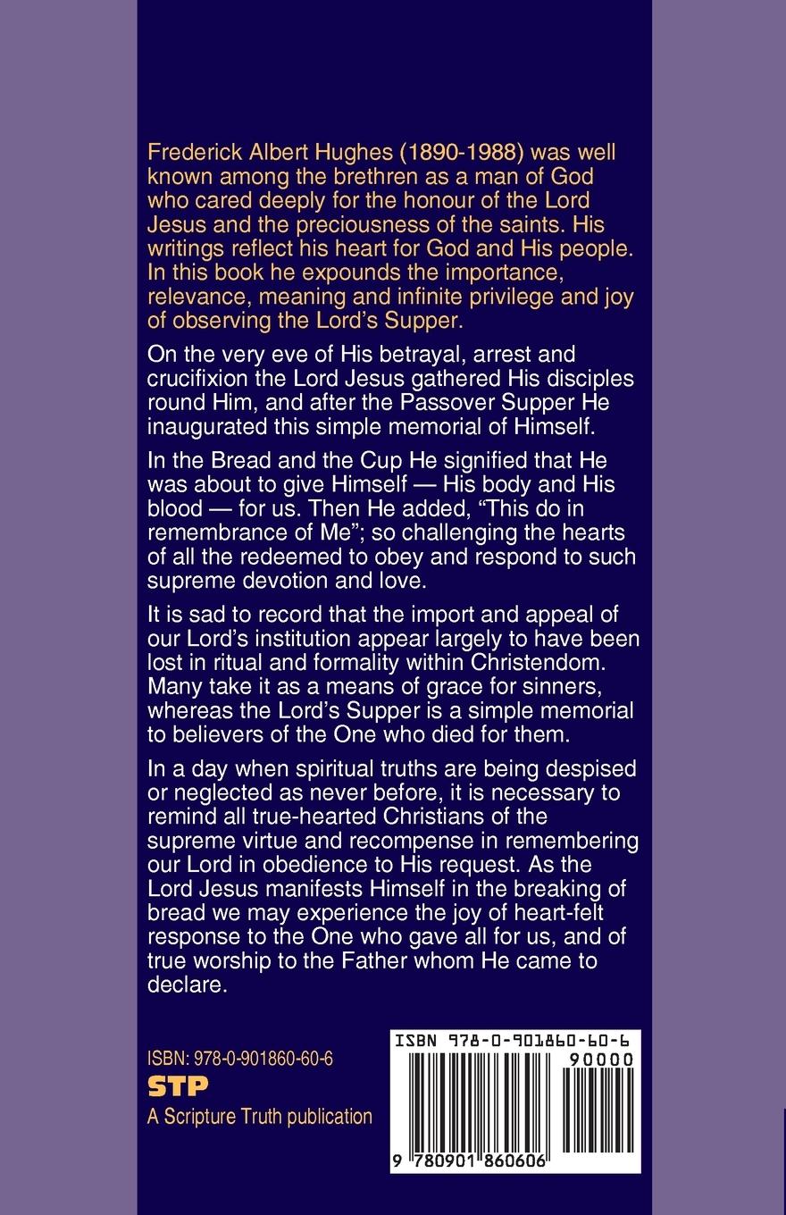 Rückseitencover The Lord's Supper leading to Worship