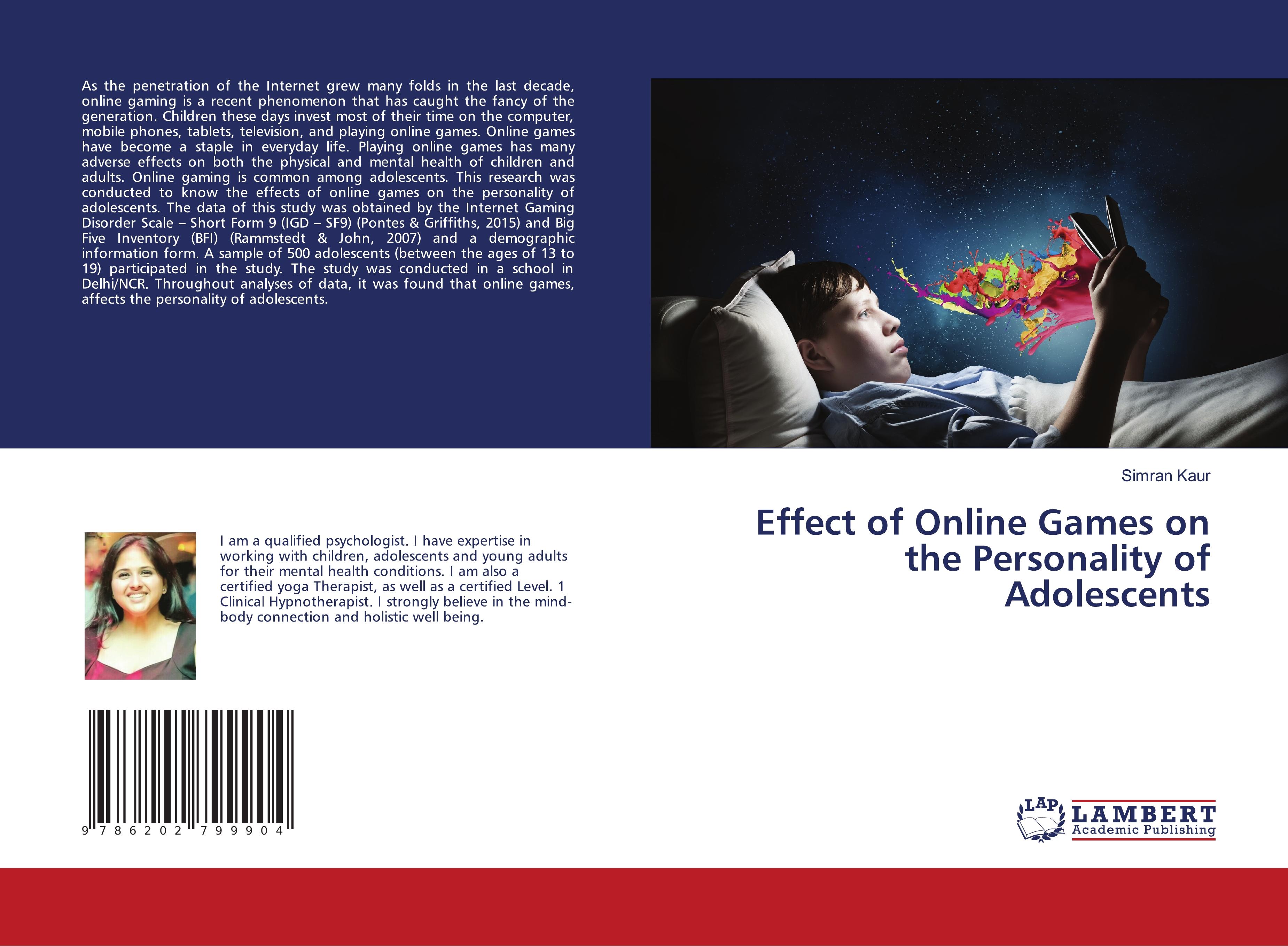 Vorderes Coverbild Effect of Online Games on the Personality of Adolescents