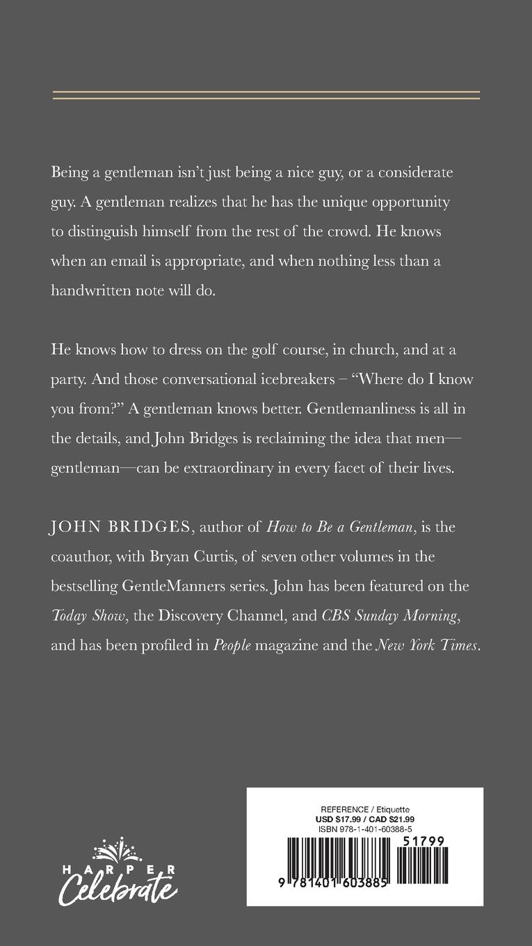 Rückseitencover How to Be a Gentleman Revised and Expanded