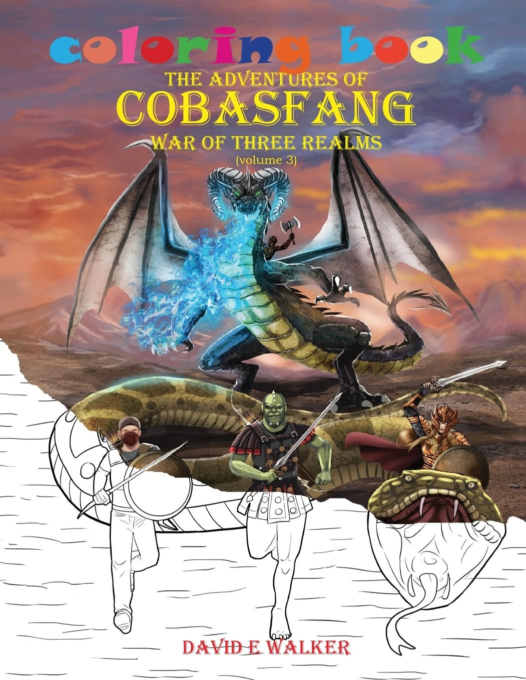 Vorderes Coverbild Coloring Book The Adventures of Cobasfang