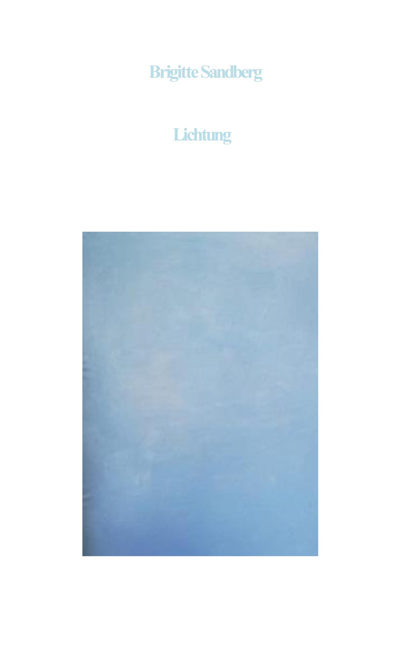 Vorderes Coverbild Lichtung
