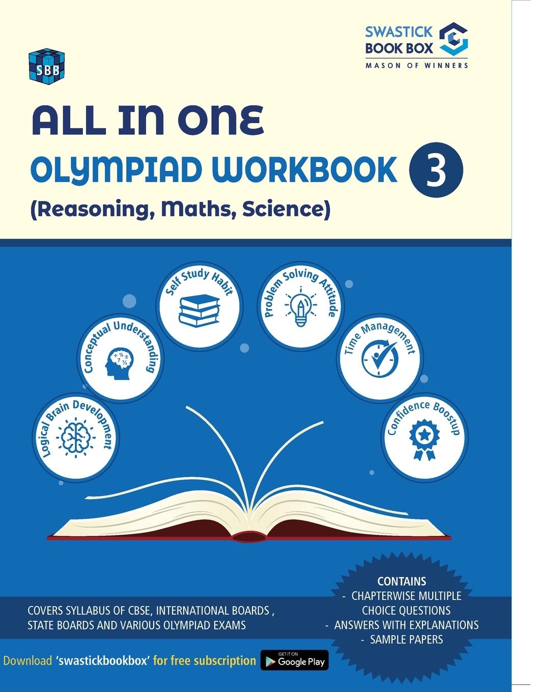 Vorderes Coverbild All in One Olympiad Workbook for Reasoning, Maths & Science - Class 3