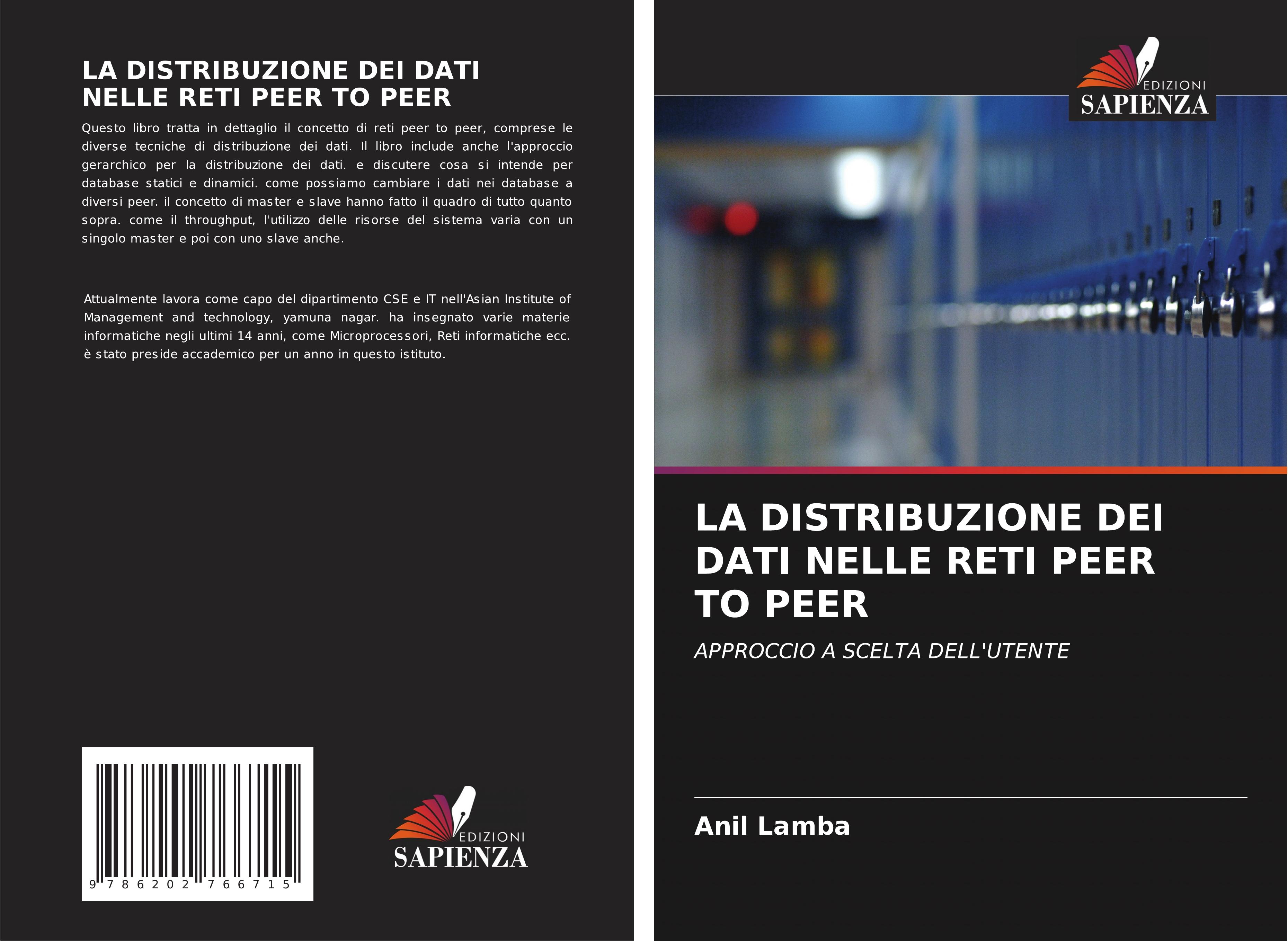 Vorderes Coverbild LA DISTRIBUZIONE DEI DATI NELLE RETI PEER TO PEER