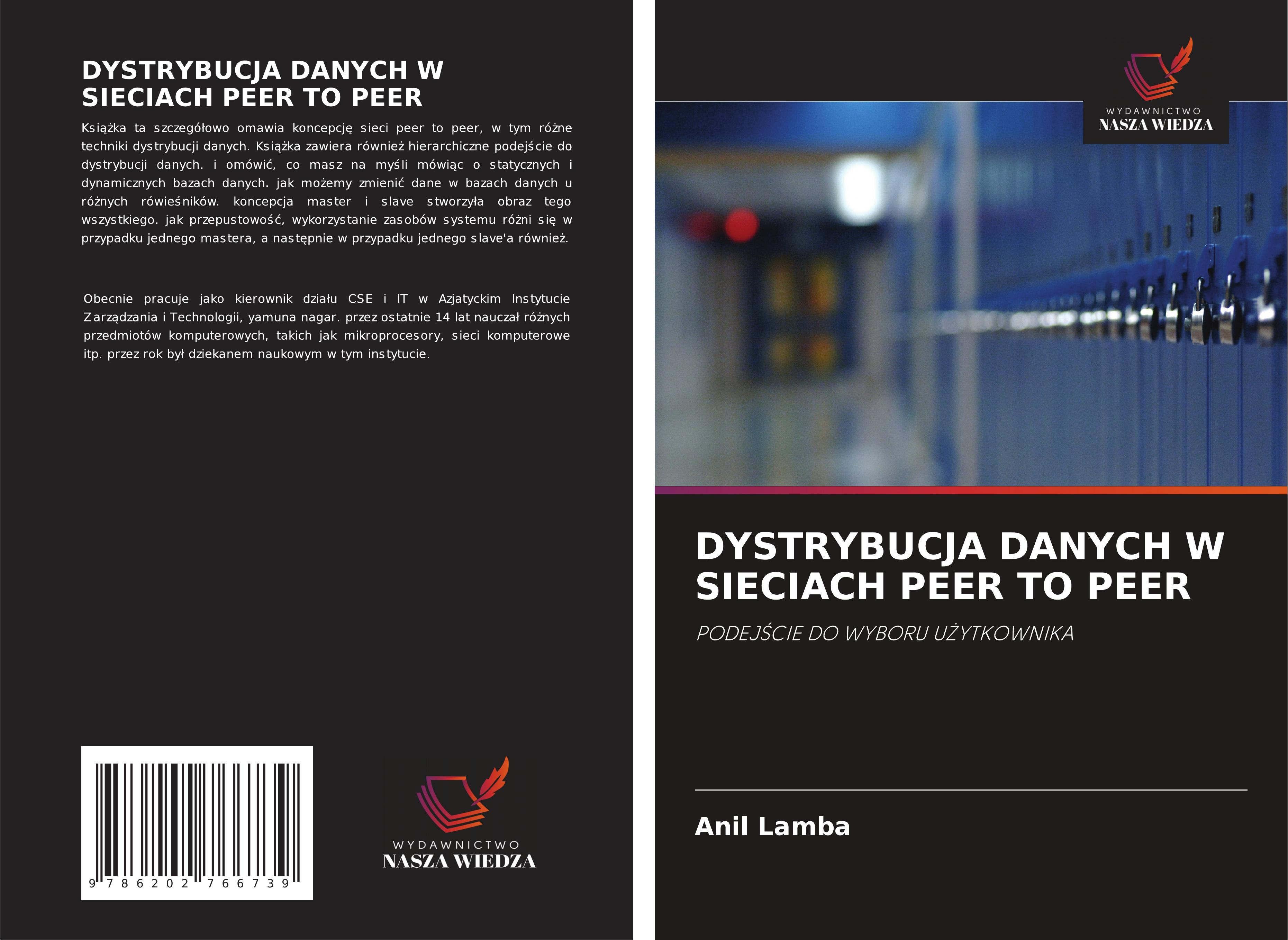 Vorderes Coverbild DYSTRYBUCJA DANYCH W SIECIACH PEER TO PEER