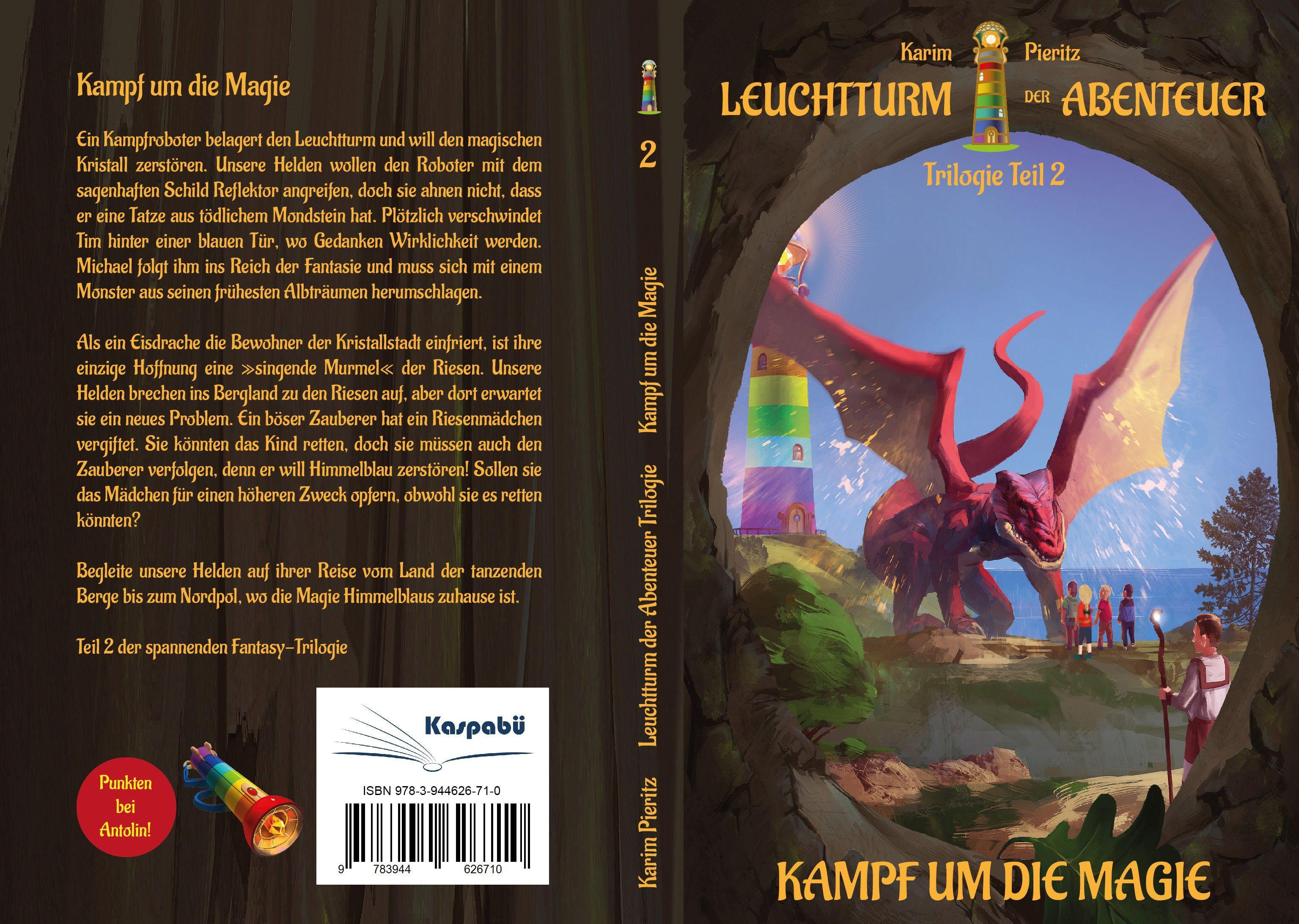 Beispielinhalt (Bild) Leuchtturm der Abenteuer 2 Kampf um die Magie - Spannende und lustige Fantasy-Kinderbücher ab 10 Jahren für Jungen und Mädchen