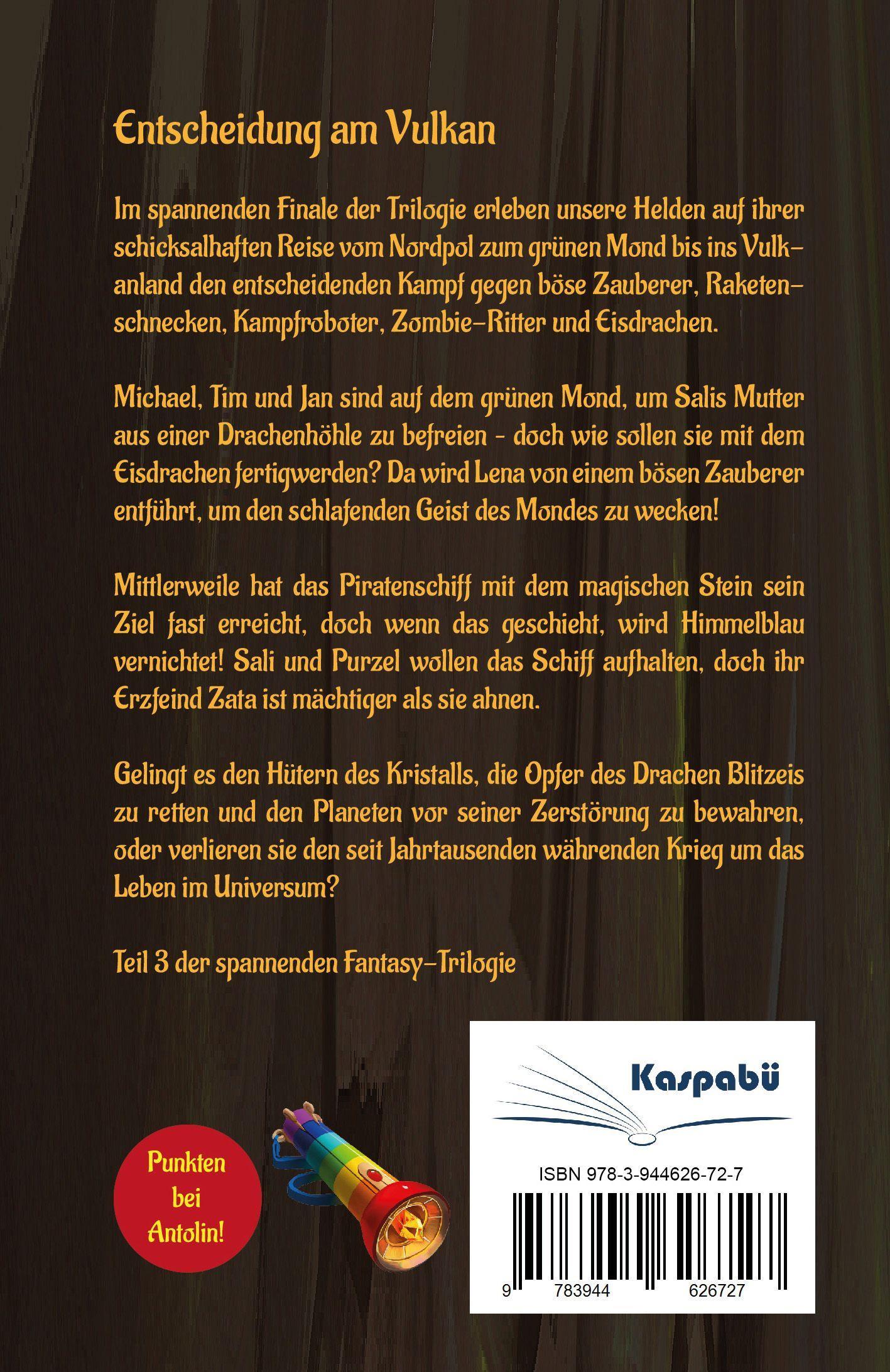 Beispielinhalt (Bild) Leuchtturm der Abenteuer Trilogie 3 Entscheidung am Vulkan - Kinderbuch ab 10 Jahren für Mädchen und Jungen