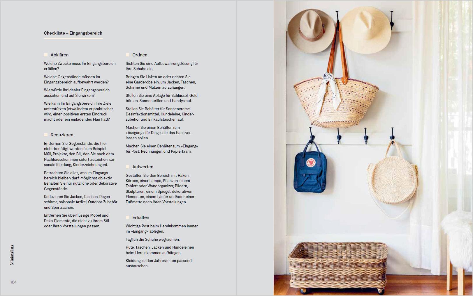 Beispielinhalt (Bild) Minimalista: Besseres Zuhause - besseres Leben