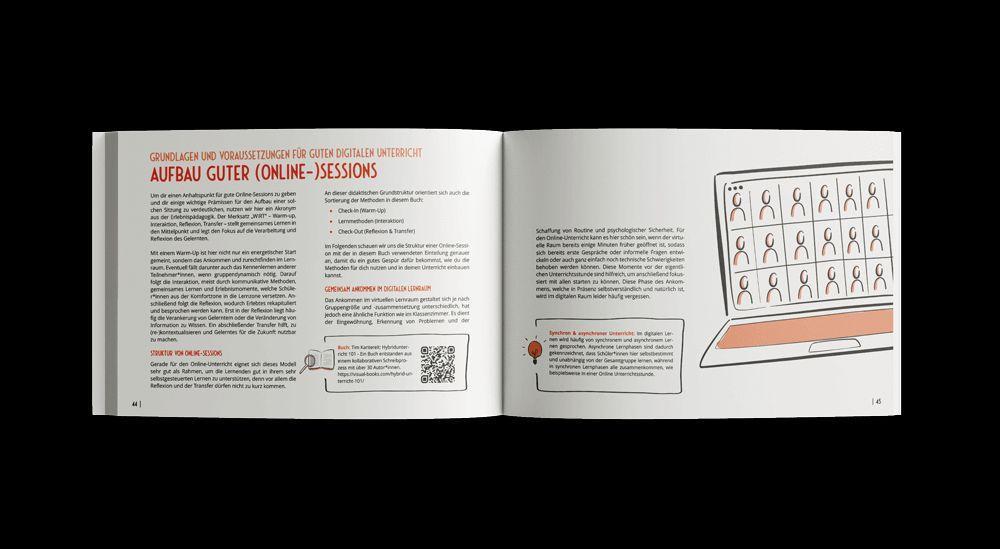 Beispielinhalt (Bild) Das Methodenbuch für digitalen Unterricht