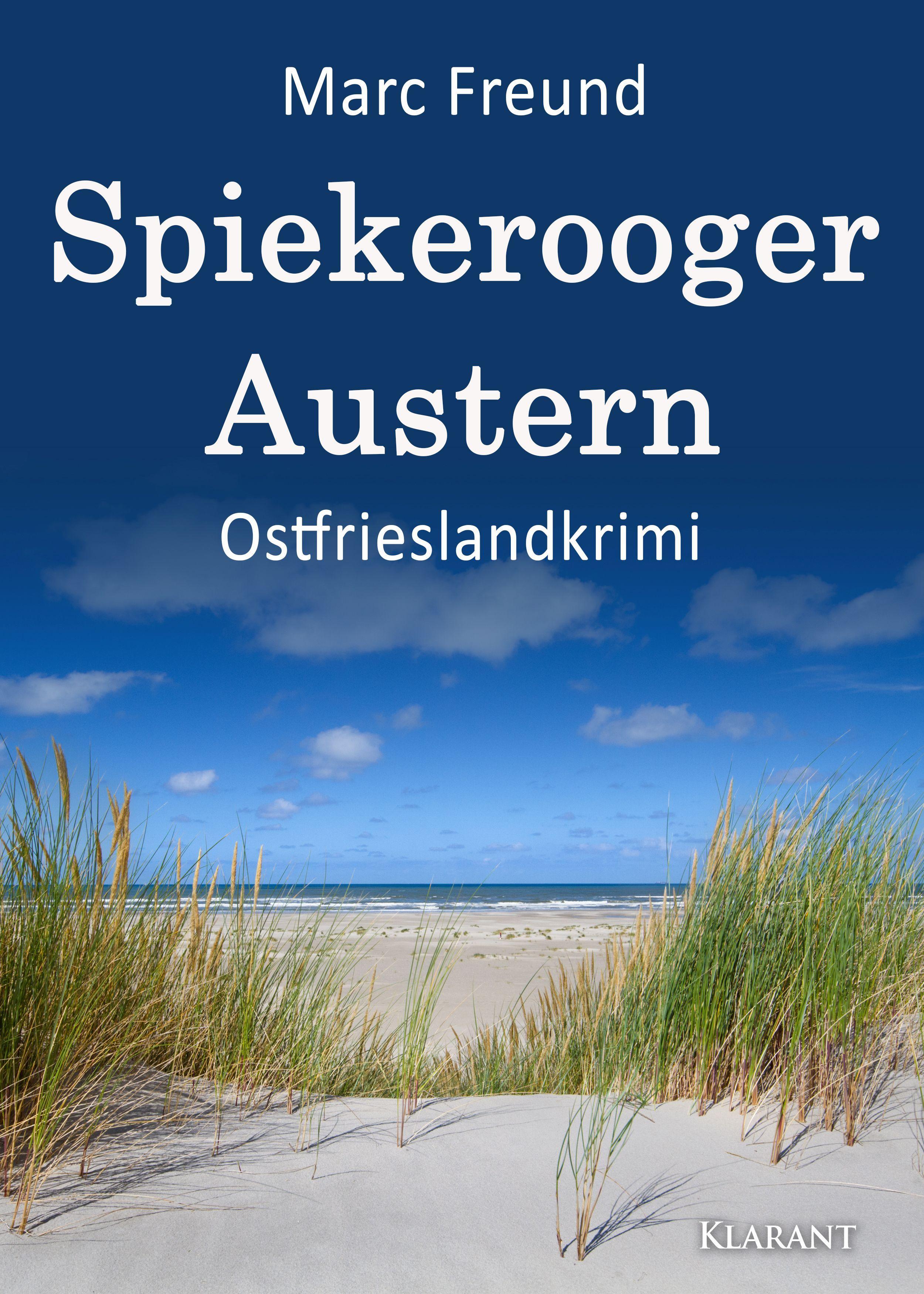 Vorderes Coverbild Spiekerooger Austern. Ostfrieslandkrimi