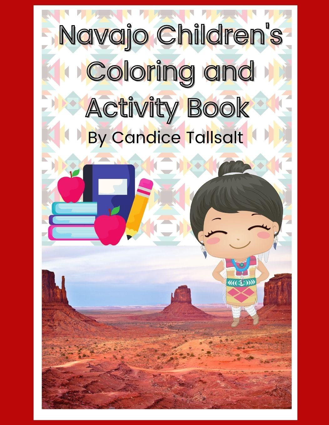Vorderes Coverbild Navajo Children's Coloring and Activity Book