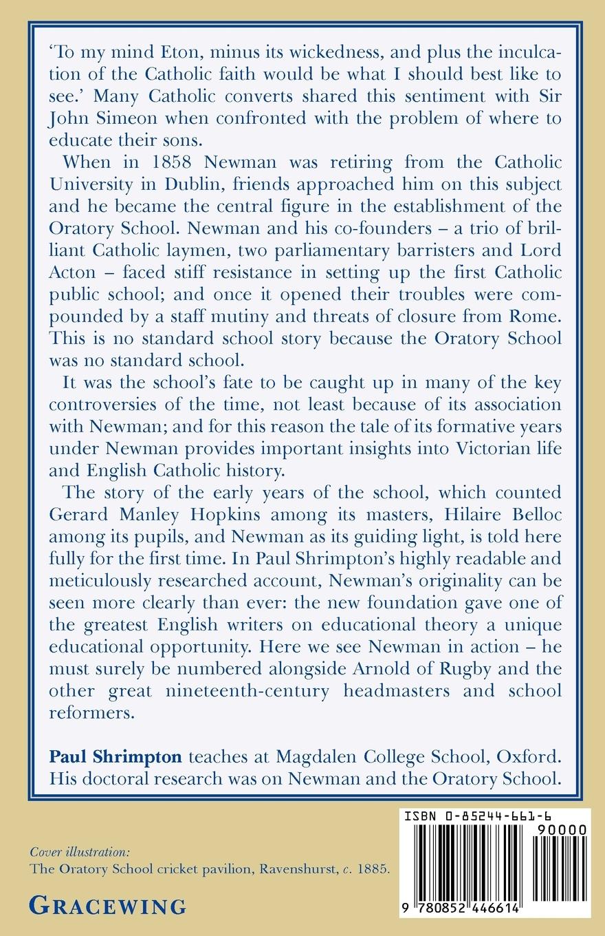 Rückseitencover A Catholic Eton?