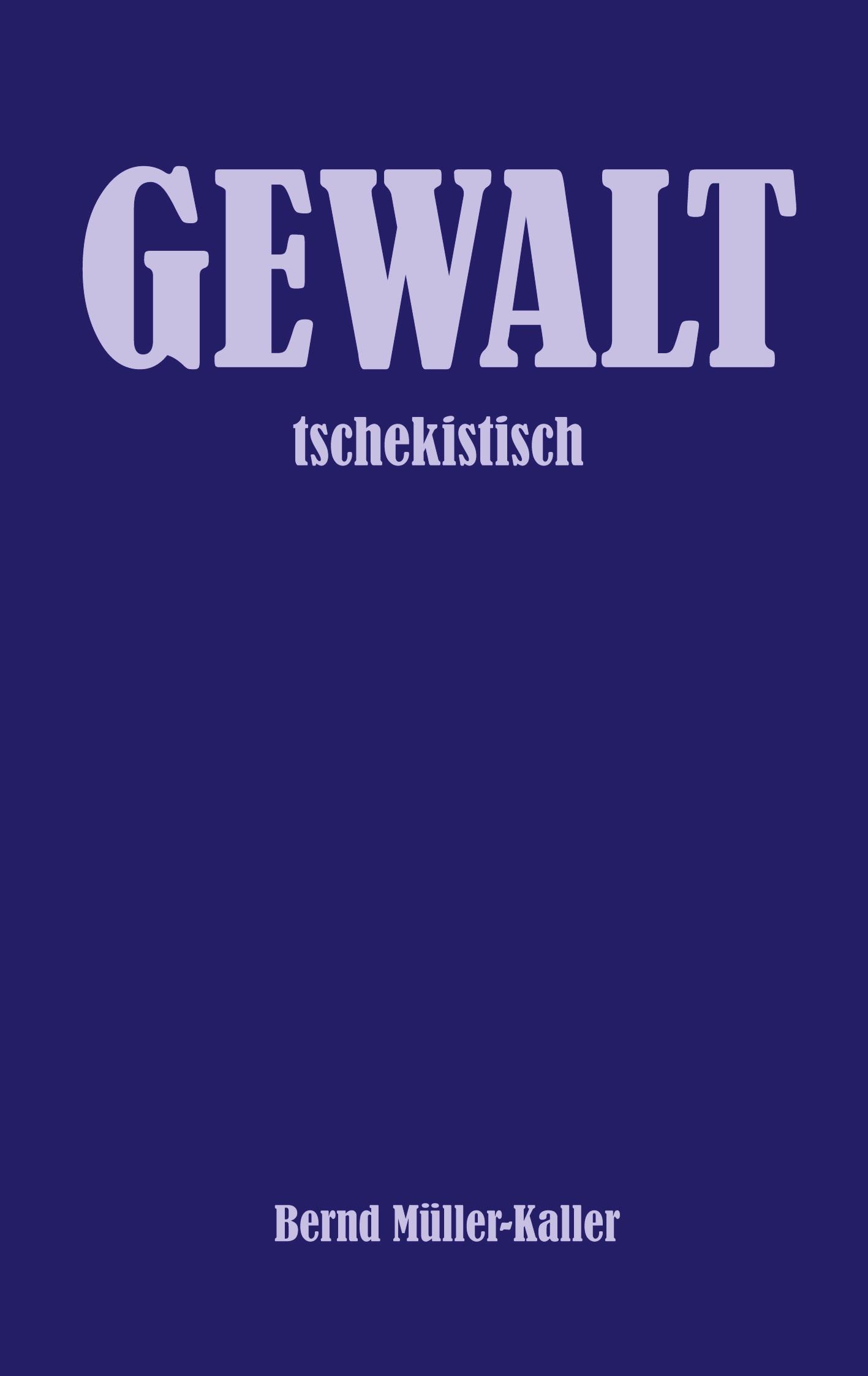 Vorderes Coverbild GEWALT