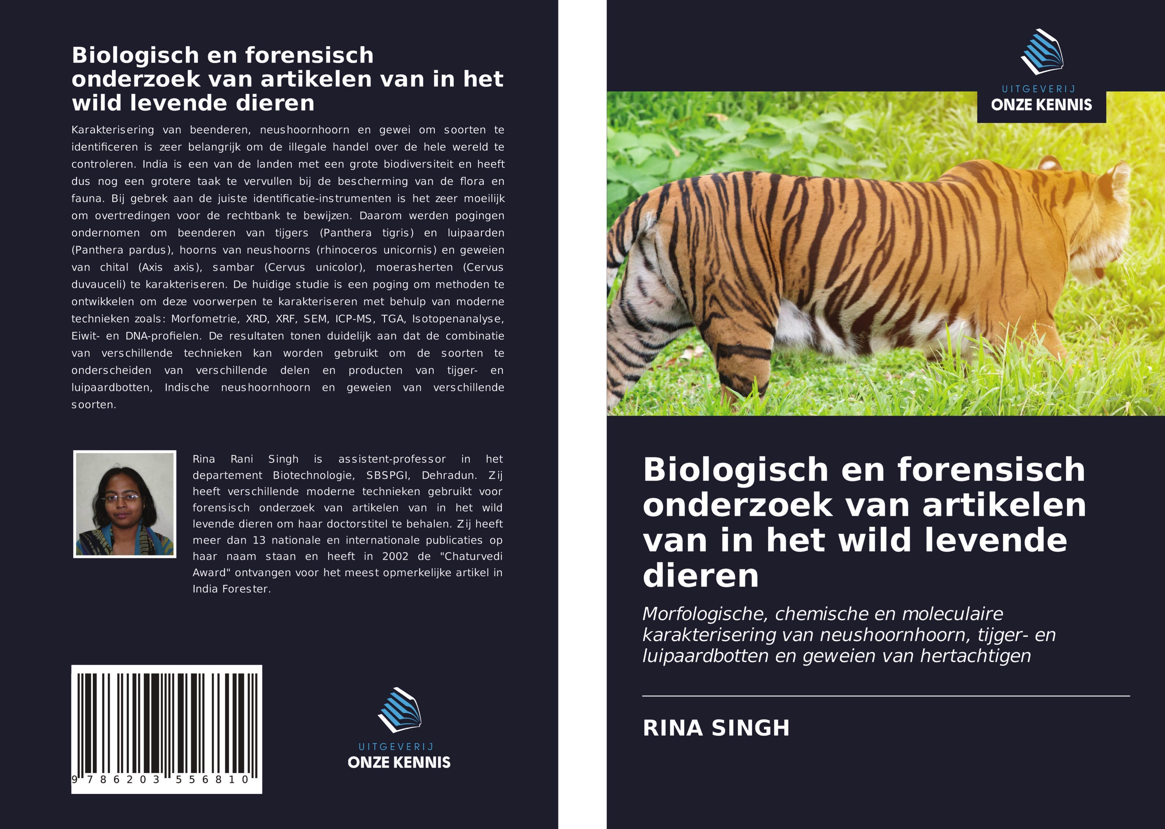 Vorderes Coverbild Biologisch en forensisch onderzoek van artikelen van in het wild levende dieren