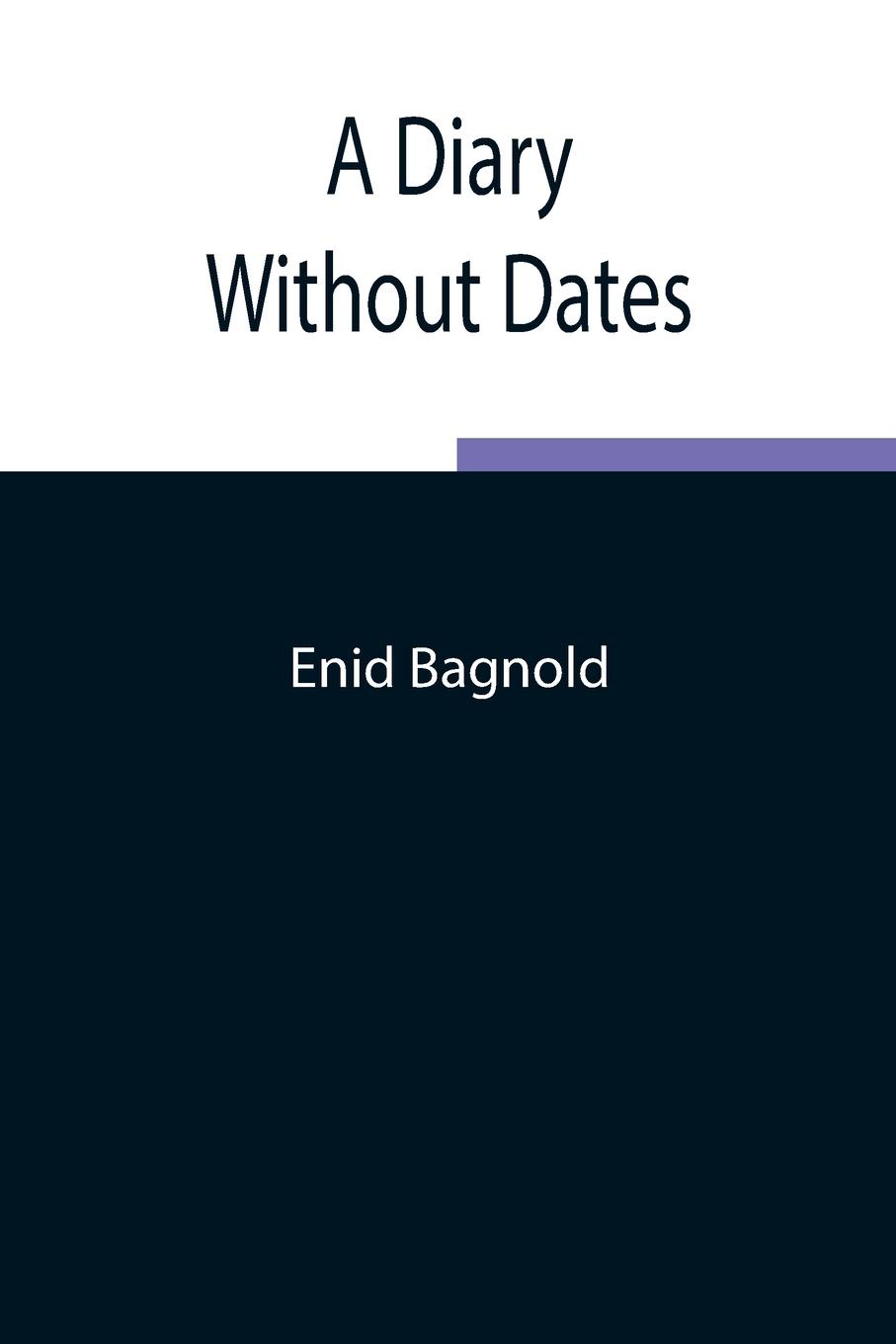 Vorderes Coverbild A Diary Without Dates