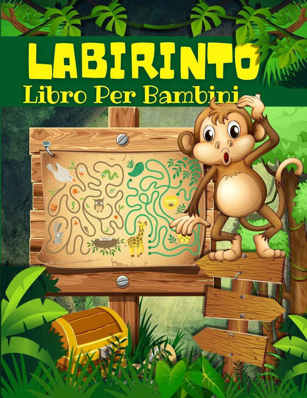 Vorderes Coverbild Livre De Labyrinthe Pour Enfants, Garçons Et Filles