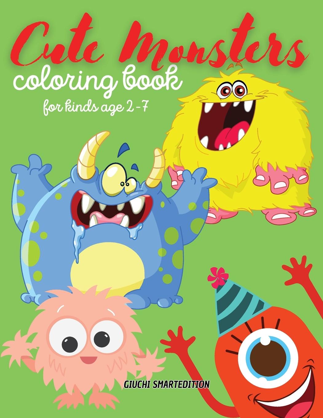 Vorderes Coverbild Cute Monsters color book