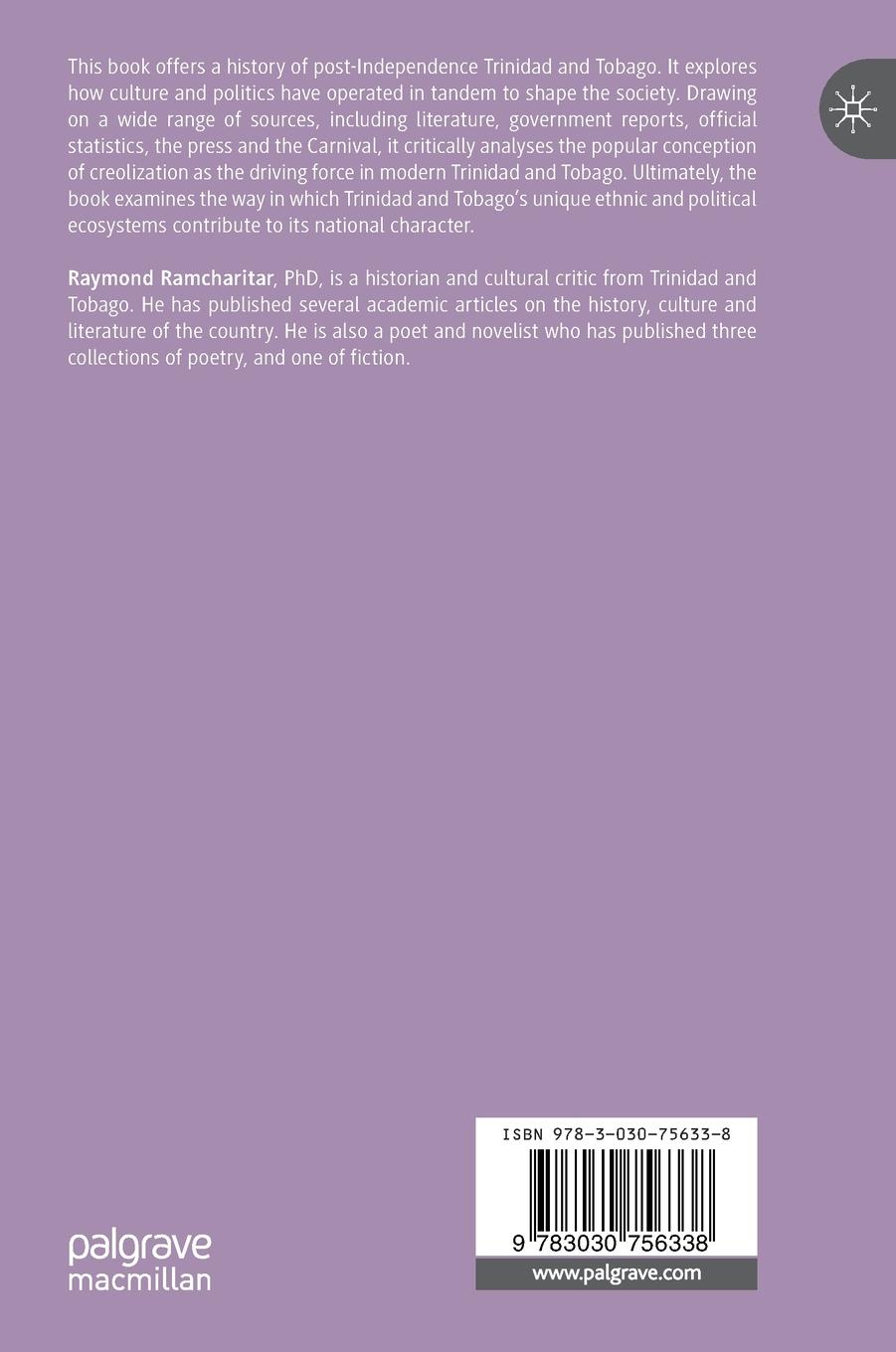 Rückseitencover A History of Creole Trinidad, 1956-2010