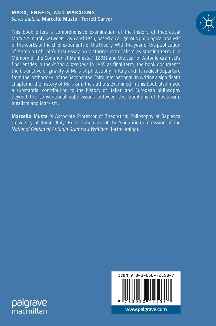 Rückseitencover Marxism and Philosophy of Praxis