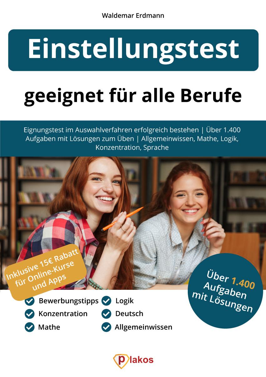 Vorderes Coverbild Einstellungstest - geeignet für alle Berufe