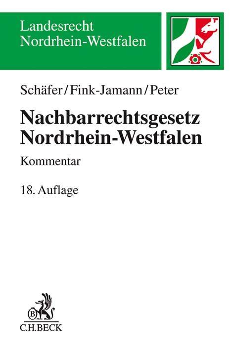 Vorderes Coverbild Nachbarrechtsgesetz Nordrhein-Westfalen