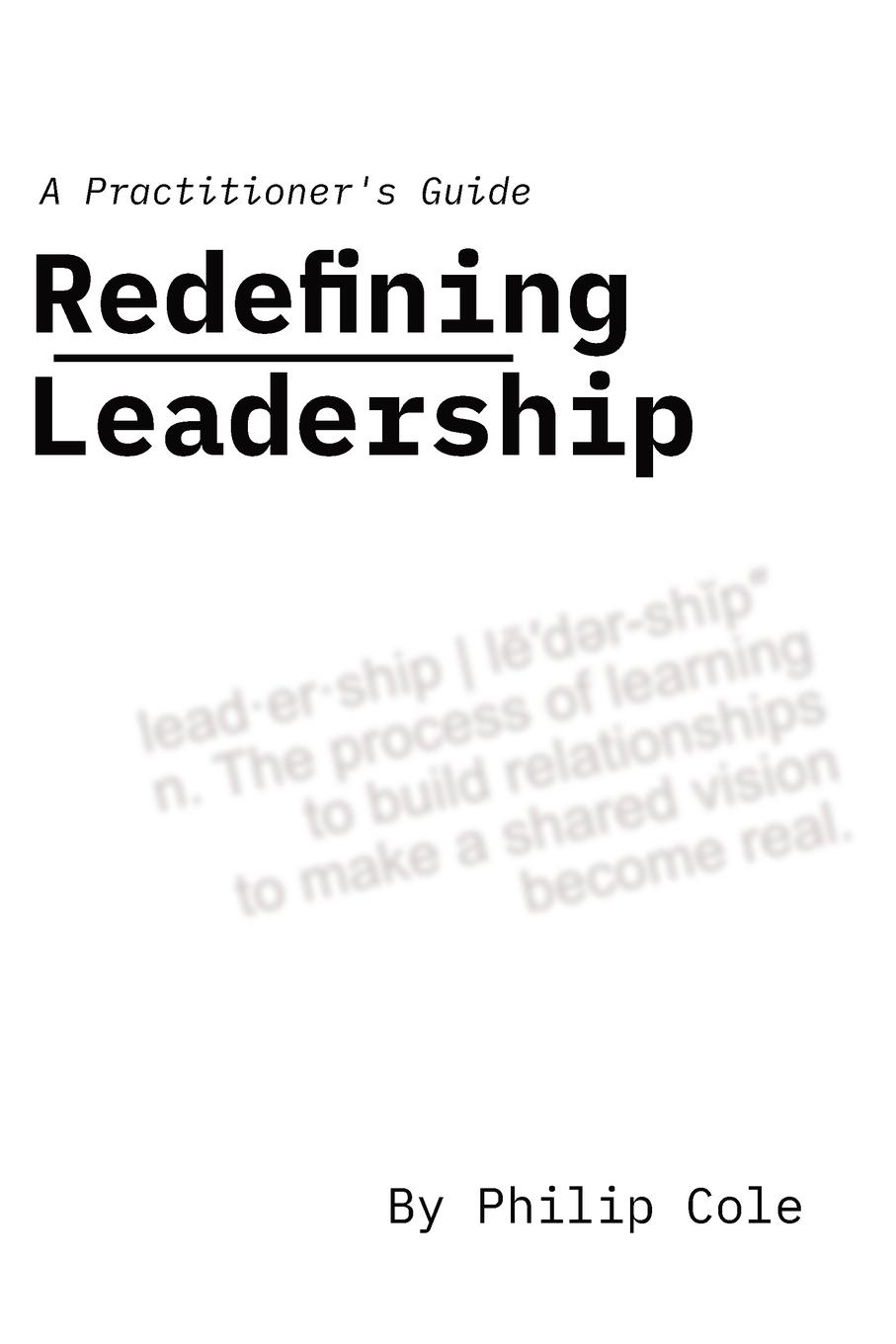 Vorderes Coverbild Redefining Leadership