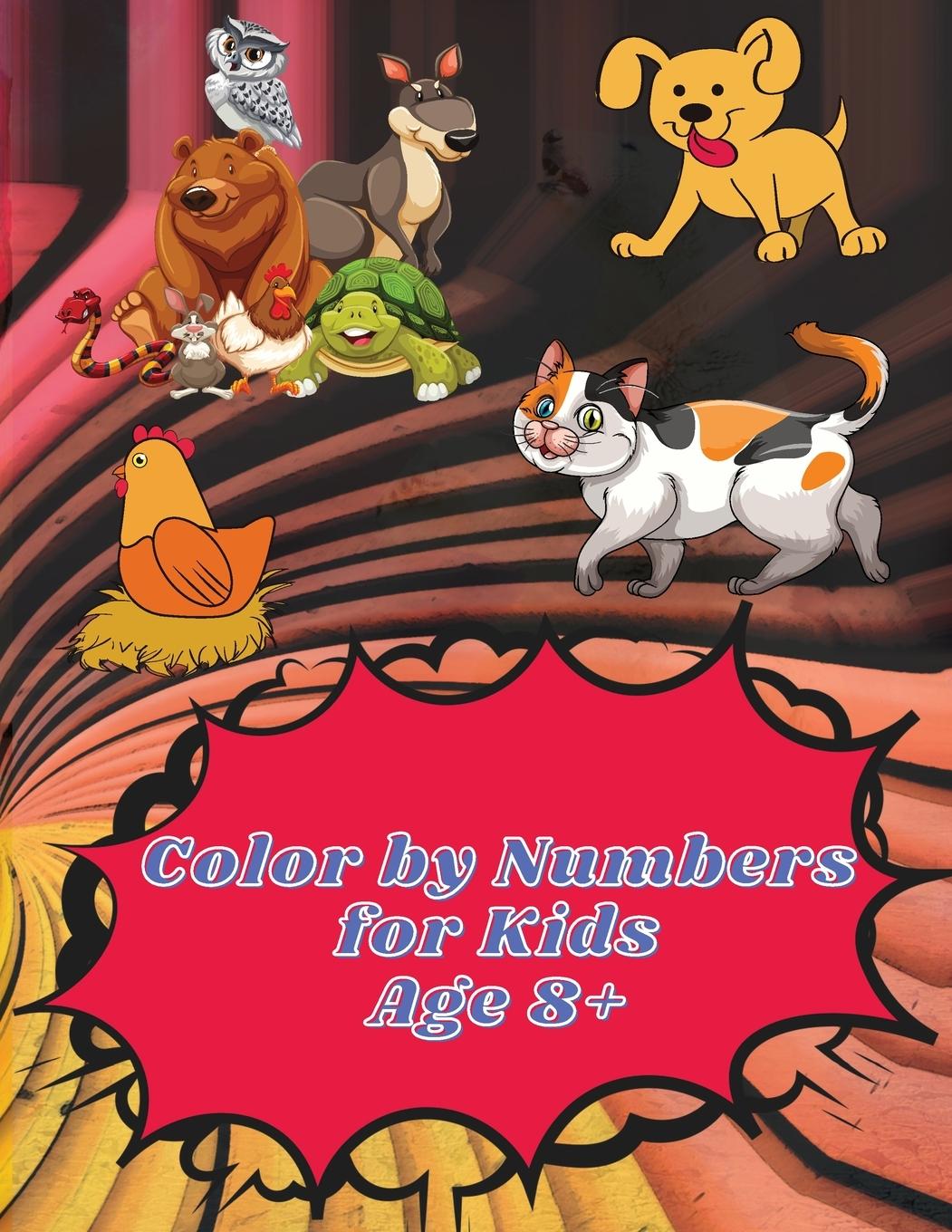 Vorderes Coverbild Color by Numbers for Kids Age 8-12