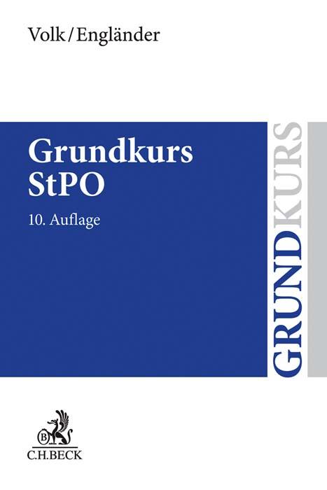 Vorderes Coverbild Grundkurs StPO